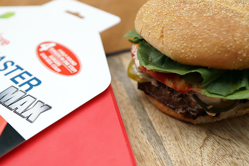 Burger next to Burger Master MAX