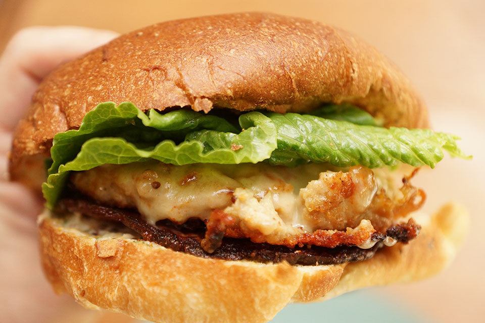 Chicken Cordon Bleu Burgers