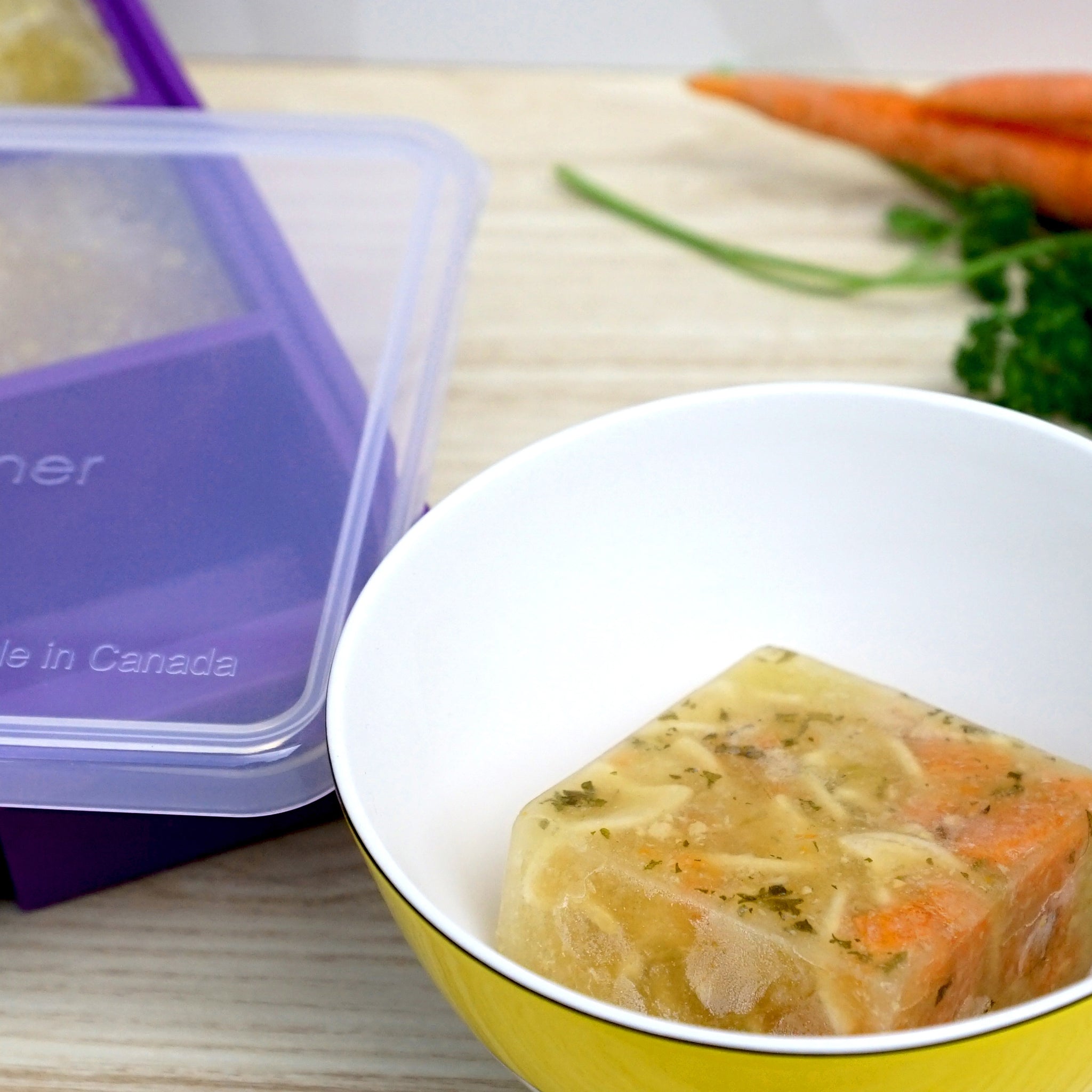 Soup Master 6 Cup Maximum Capacity Freezer Container - Shape and Store